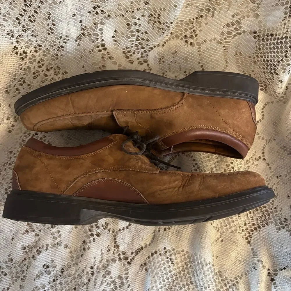 Johnston & Murphy Men's US 11.5 Tan Oxfords Dress Shoes